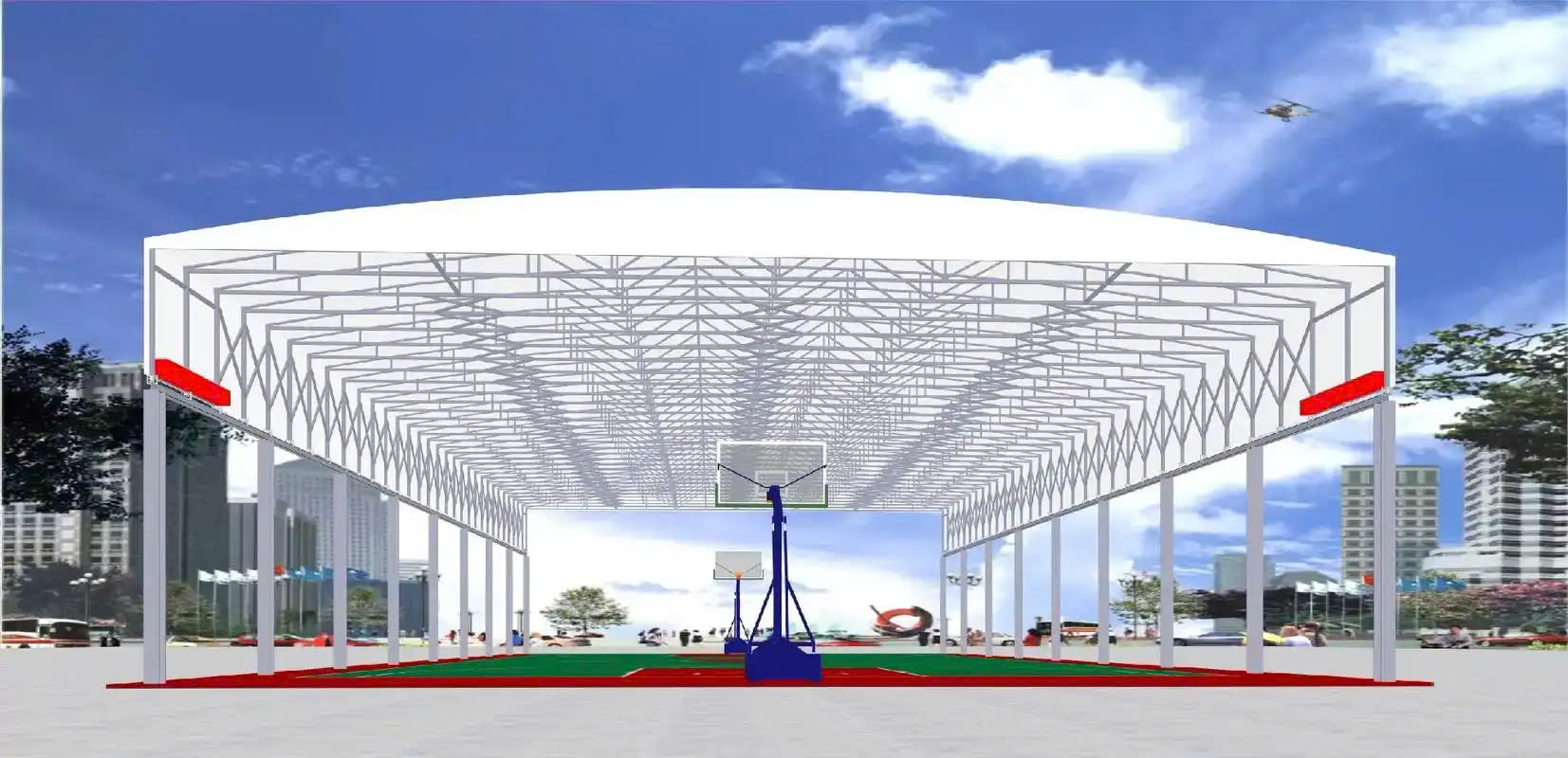 Giải pháp Mái Che Công Nghiệp SBM – Thi Công Toàn Quốc 1 Công ty Mái Che Di Động SBM